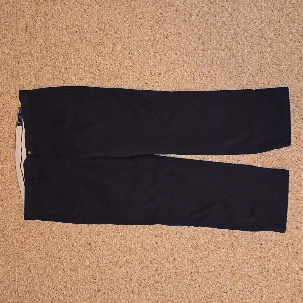 Men's Polo Ralph Lauren Flat front pants size 40 x 30 blue